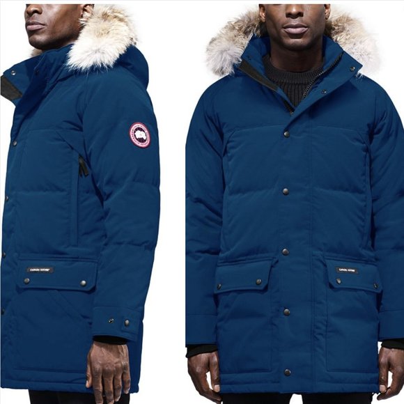 Canada Goose Other - Canada Goose Men's Emory Down Parka With Fur-Trim Hood In Northern Night